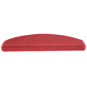 Stufenmatten 10 Stk. 65x24x4 cm Rot Halbrund Groß