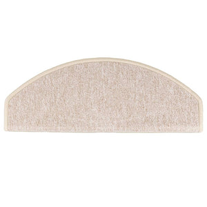 Stufenmatten 10 Stk. 65x24x4 cm Taupe Halbrund Groß