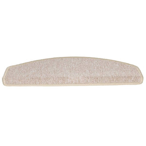 Stufenmatten 10 Stk. 65x24x4 cm Taupe Halbrund Groß