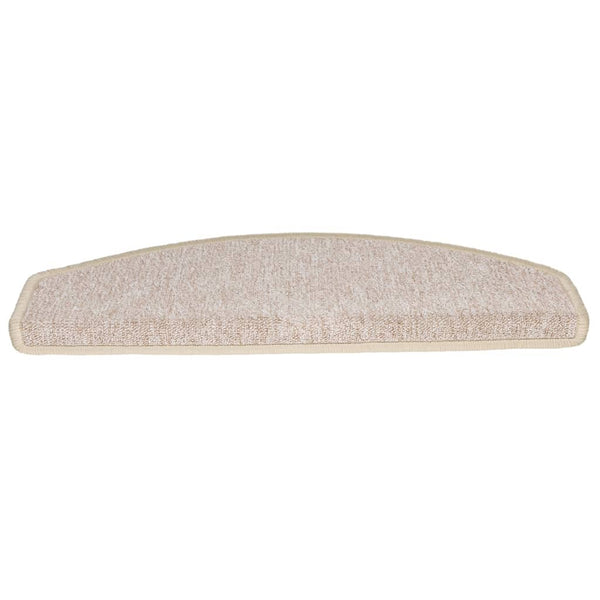 Stufenmatten 10 Stk. 65x24x4 cm Taupe Halbrund Groß