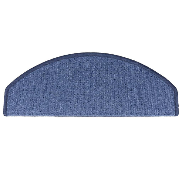 Stufenmatten 10 Stk. 65x24x4 cm Blau Halbrund Groß