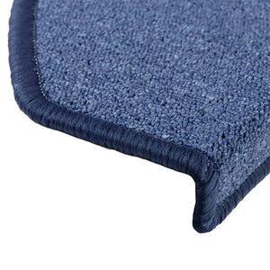 Stufenmatten 10 Stk. 65x24x4 cm Blau Halbrund Groß