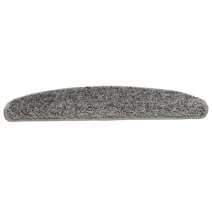 Stufenmatten 10 Stk. 65x21x4 cm Grau Halbrund Groß