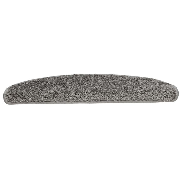 Stufenmatten 10 Stk. 65x21x4 cm Grau Halbrund Groß