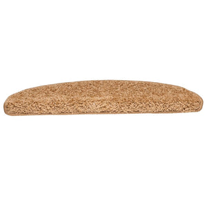 Stufenmatten 10 Stk. 65x21x4 cm Beige Halbrund Groß