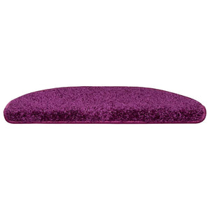 Stufenmatten 10 Stk. 65x21x4 cm Violett Halbrund Groß