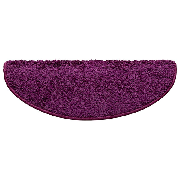 Stufenmatten 10 Stk. 65x21x4 cm Violett Halbrund Groß