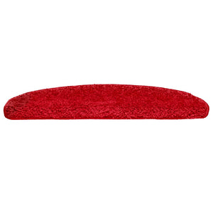 Stufenmatten 10 Stk. 65x21x4 cm Rot Halbrund Groß