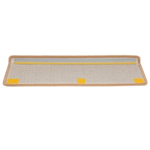 Stufenmatten 10 Stk. 65x21x4 cm Beige Rechteckiger Rand