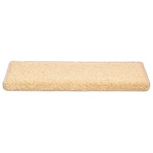 Stufenmatten 10 Stk. 65x21x4 cm Creme Rechteckiger Rand