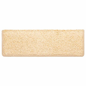 Stufenmatten 10 Stk. 65x21x4 cm Creme Rechteckiger Rand