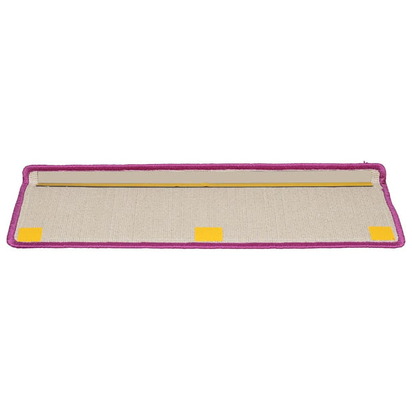 Stufenmatten 10 Stk. 65x21x4 cm Violett Rechteckiger Rand