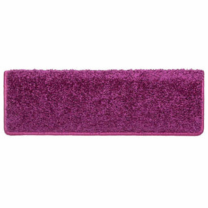 Stufenmatten 10 Stk. 65x21x4 cm Violett Rechteckiger Rand