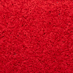 Stufenmatten 10 Stk. 65x21x4 cm Rot Rechteckiger Rand