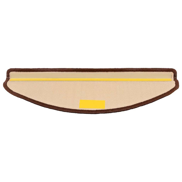 Stufenmatten Selbstklebend 10 Stk. 65x21x4 cm Braun