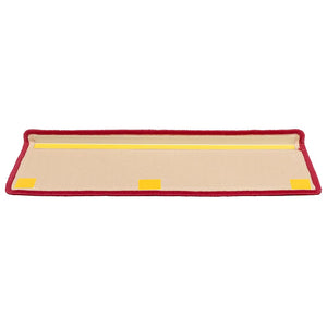 Stufenmatten Selbstklebend 5 Stk. 65x21x4 cm Rot