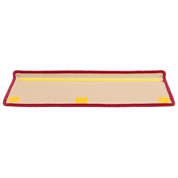 Stufenmatten Selbstklebend 5 Stk. 65x21x4 cm Rot