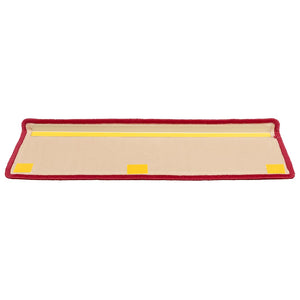 Stufenmatten Selbstklebend 10 Stk. 65x21x4 cm Rot