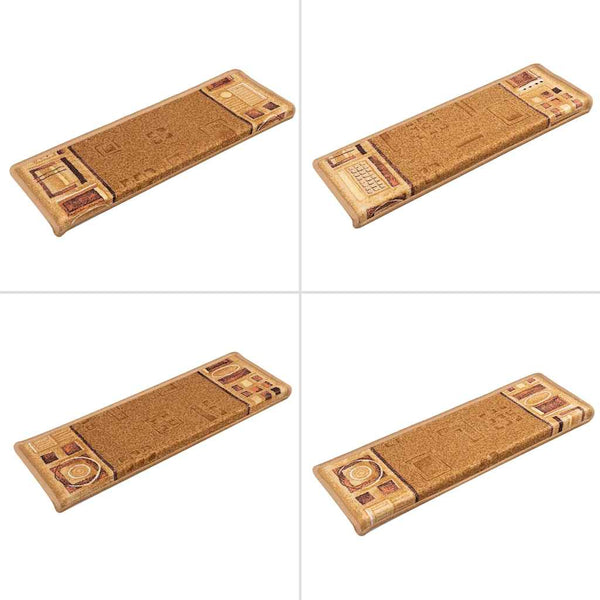 Stufenmatten Selbstklebend 5 Stk. 65x21x4 cm Beige
