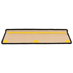 Stufenmatten Selbstklebend 5 Stk. 65x21x4 cm Schwarz Grau