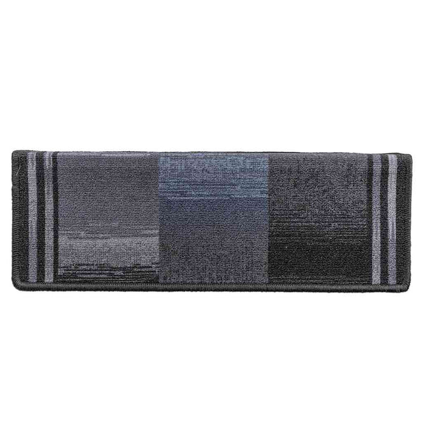 Stufenmatten Selbstklebend 5 Stk. 65x21x4 cm Schwarz Grau