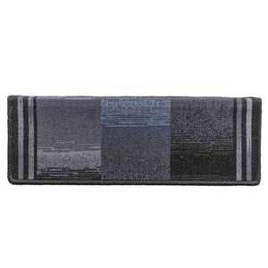 Stufenmatten Selbstklebend 10 Stk 65x21x4 cm Schwarz Grau