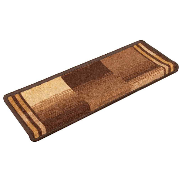 Stufenmatten Selbstklebend 5 Stk. 65x21x4 cm Braun