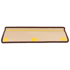 Stufenmatten Selbstklebend 10 Stk. 65x21x4 cm Braun