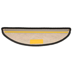 Sisal Treppenmatten Selbstklebend Anthrazit 15 Stk.