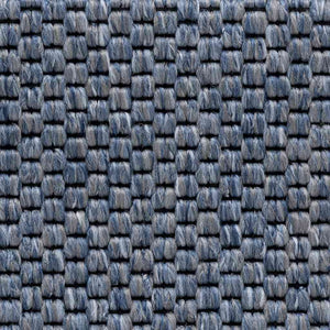 Selbstklebende Treppenmatten Sisal-Optik Blau, 15er Set