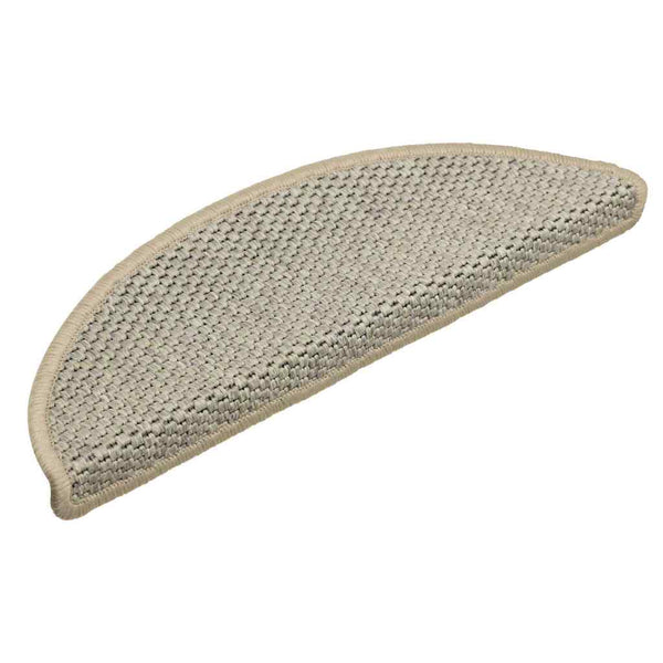 Sisal Treppenmatten Selbstklebend Hellgrün 15 Stk