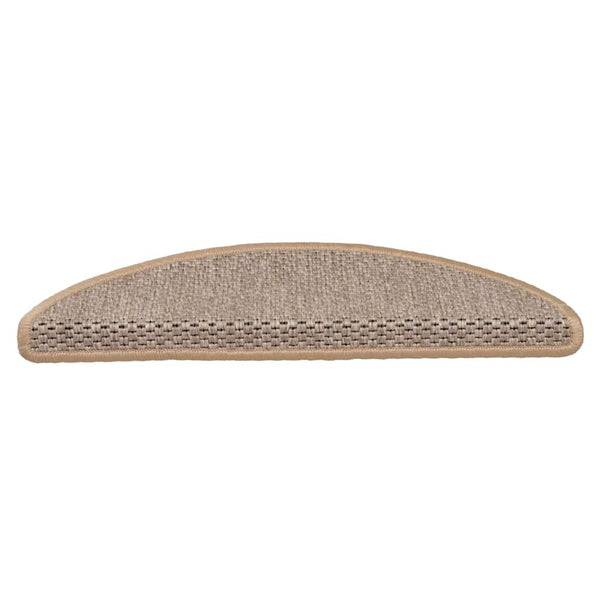 Sisal Treppenmatten Selbstklebend Hellbeige 15 Stk.