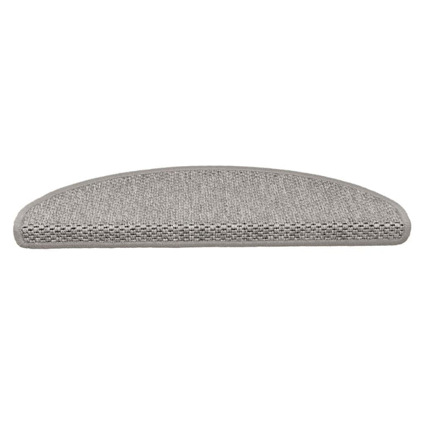 vidaXL Tapis de Marche Auto-adhésifs Effet Sisal 15 pcs. 65x21x4 Argenté