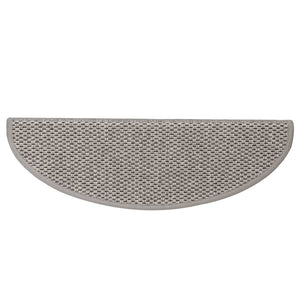 vidaXL Tapis de Marche Auto-adhésifs Effet Sisal 15 pcs. 65x21x4 Argenté