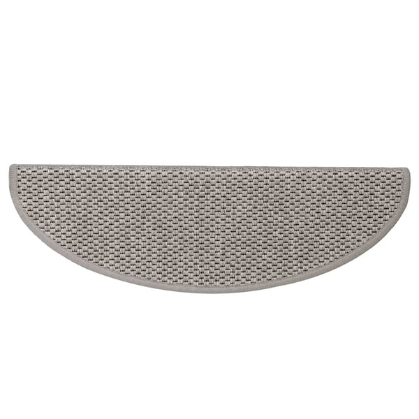 vidaXL Tapis de Marche Auto-adhésifs Effet Sisal 15 pcs. 65x21x4 Argenté