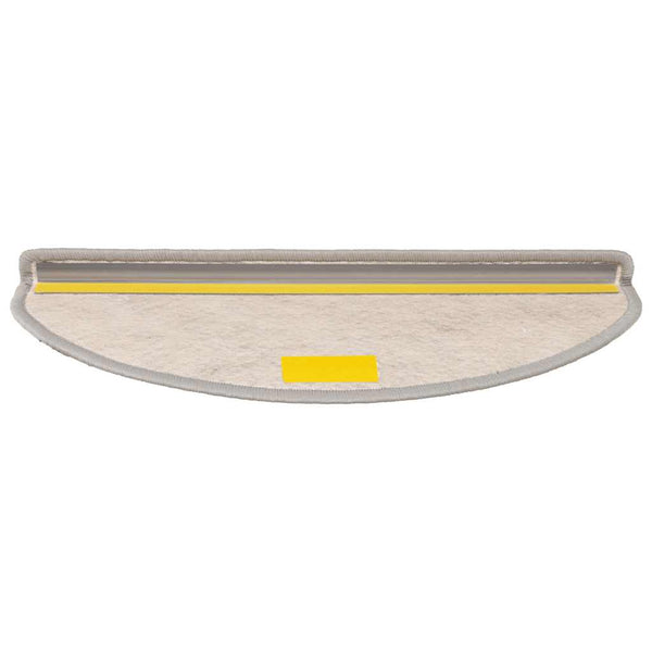 vidaXL Tapis de Marche Auto-adhésifs Effet Sisal 15 pcs. 65x21x4 Argenté
