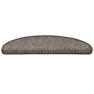 Selbstklebende Treppenmatten Sisal Grau-Beige 15 Stk.