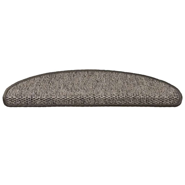 Selbstklebende Treppenmatten Sisal Grau-Beige 15 Stk.