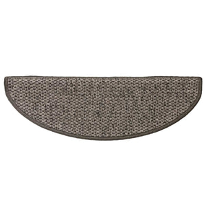 Selbstklebende Treppenmatten Sisal Grau-Beige 15 Stk.