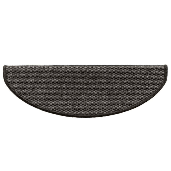 Sisal Treppenmatten Selbstklebend Anthrazit 15 Stk.