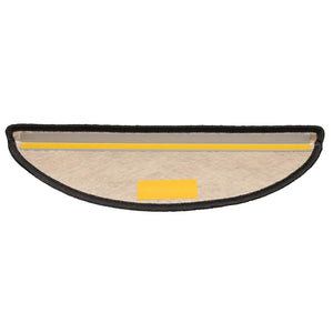 Sisal Treppenmatten Selbstklebend Anthrazit 15 Stk.