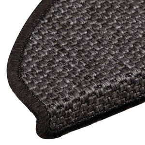 Sisal Treppenmatten Selbstklebend Anthrazit 15 Stk.