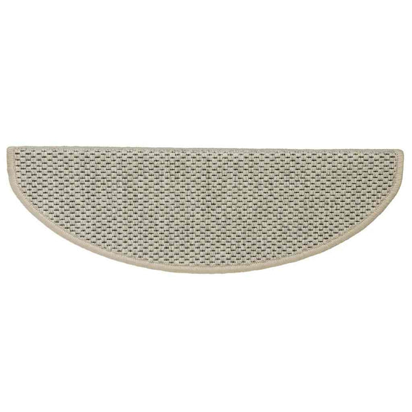 Treppenmatten Selbstklebend Sisal-Optik Hellbeige 15er Set