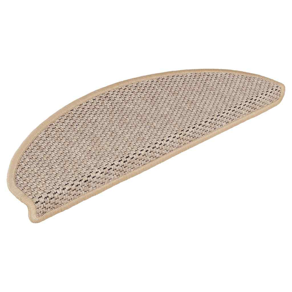 Sisal Treppenmatten Selbstklebend Hellbeige 15er Set