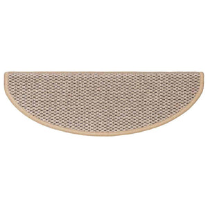 Sisal Treppenmatten Selbstklebend Hellbeige 15er Set