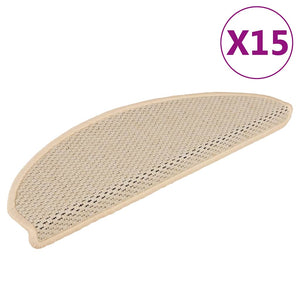 Sisal Treppenmatten Selbstklebend 15er Set Berber