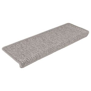 Treppenmatten Selbstklebend Sisal Optik, 15er Set