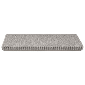 Treppenmatten Selbstklebend Sisal Optik, 15er Set
