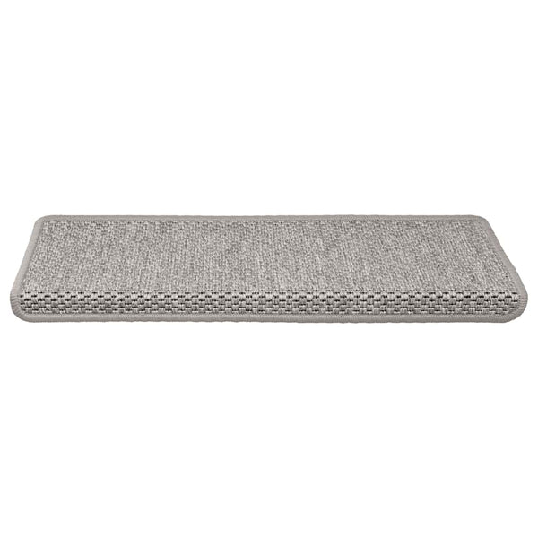 Treppenmatten Selbstklebend Sisal Optik, 15er Set