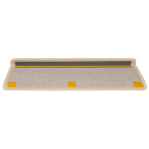 Selbstklebende Treppenmatten Sisal-Optik, 15er Set
